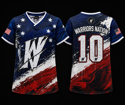 Warriors Nation NYC Team USA Jersey World Cup